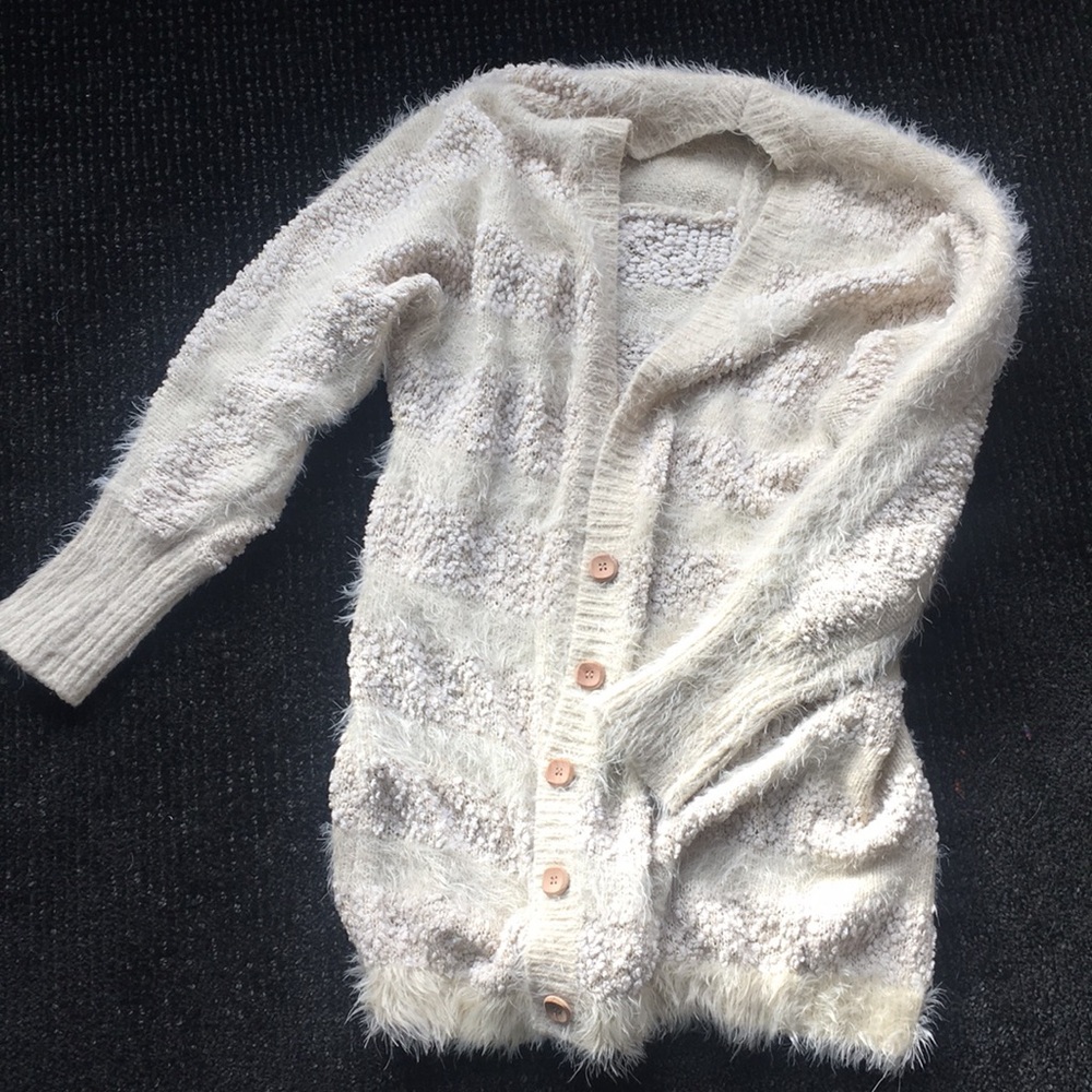 Atelier Camille soft cream cardigan